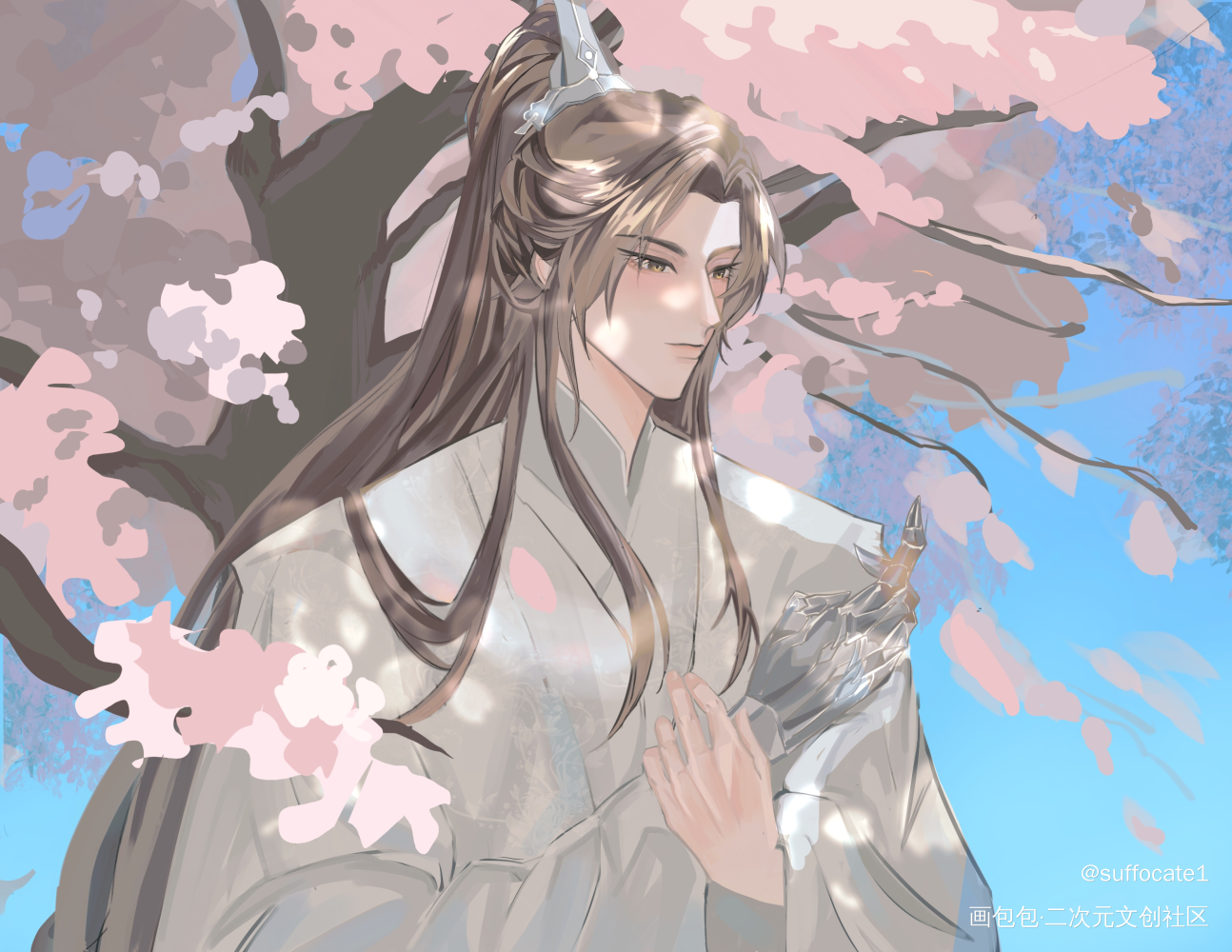 二哈相关发发_二哈和他的白猫师尊绘画作品