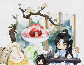 蓝忘机生辰快乐_绘画作品