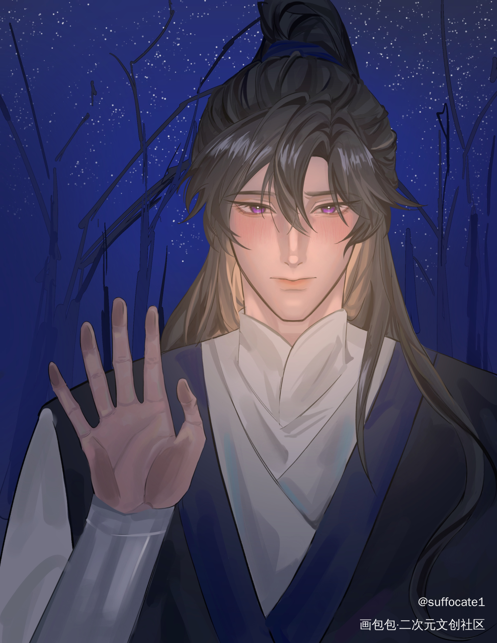 二哈相关发发_二哈和他的白猫师尊绘画作品