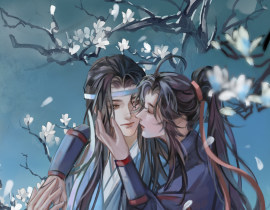 蓝二哥哥～生辰快乐_绘画作品