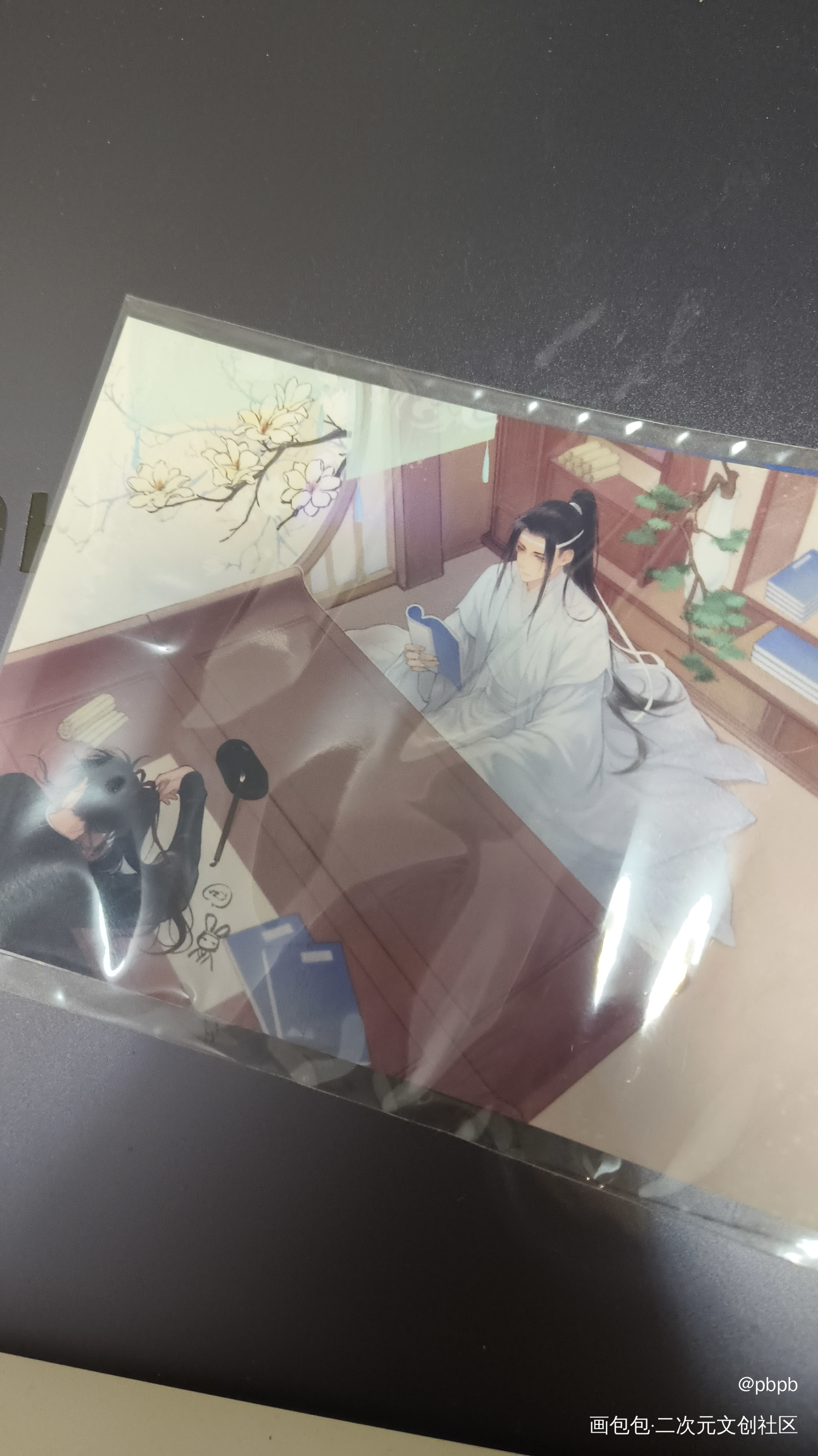 忘机你小子心动了吧_魔道祖师授权返图绘画作品