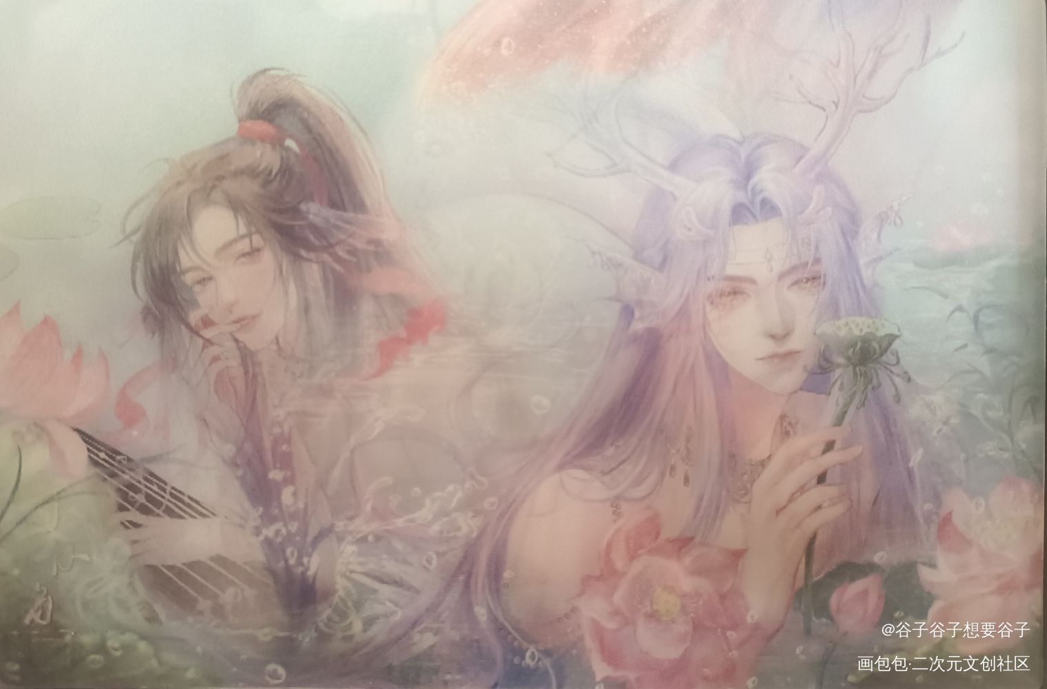 光栅卡_魔道祖师无料返图忘羡蓝忘机·魔道祖师魏无羡·魔道祖师绘画作品