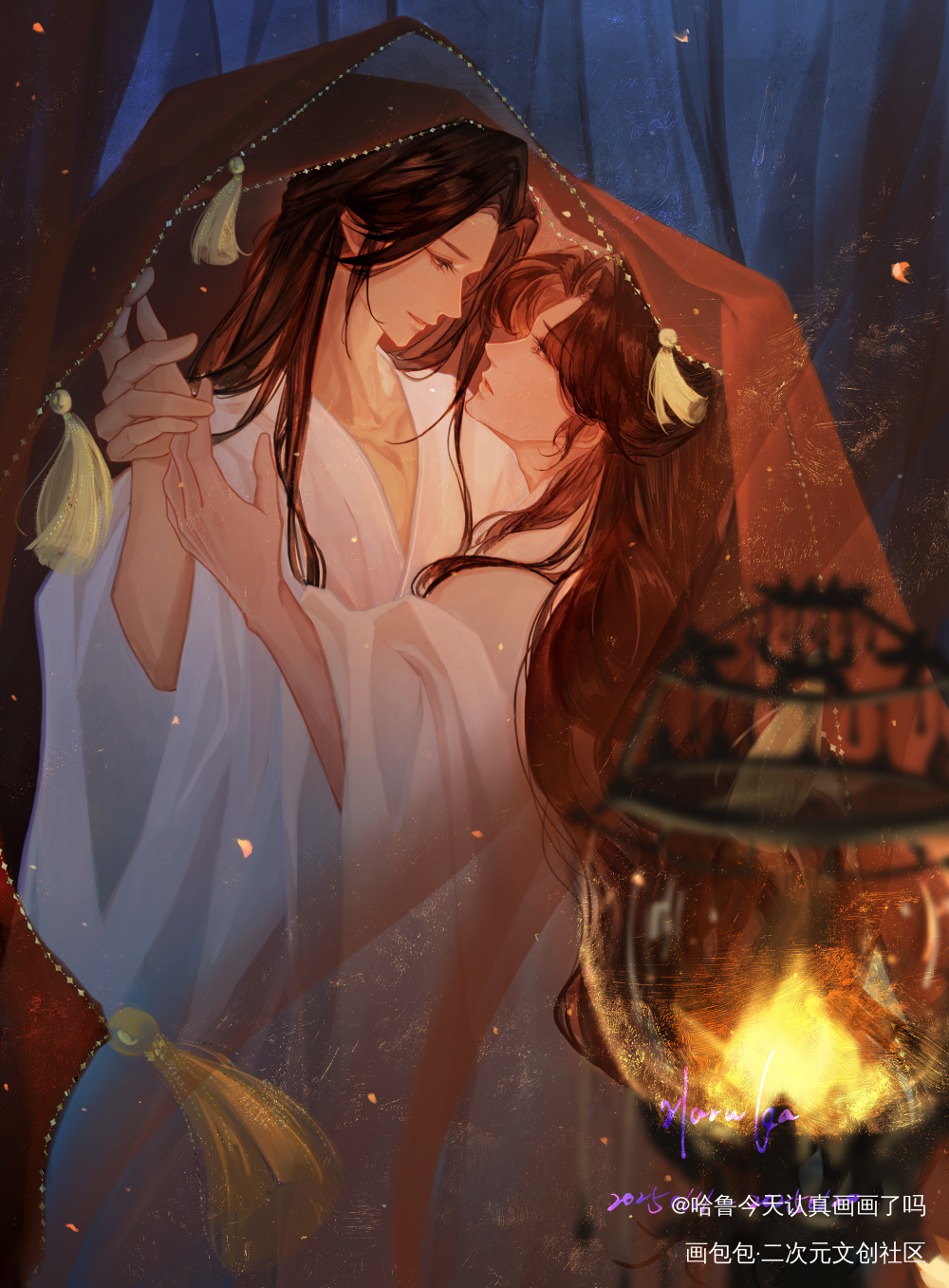 除夕_杀破狼长顾长庚顾昀绘画作品