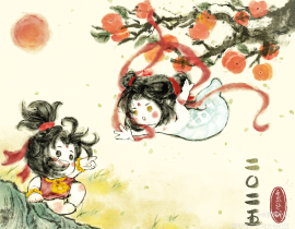 画蛇添福_绘画作品
