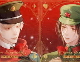 【露中】Мои розы_绘画作品