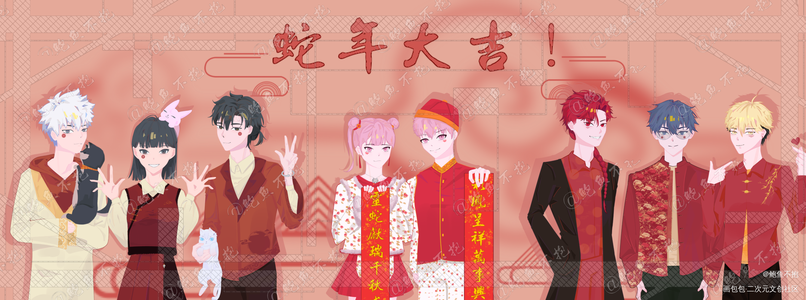 _时光代理人潇未影刘枭夏斐李天辰乔玲陆光李天希程小时绘画作品