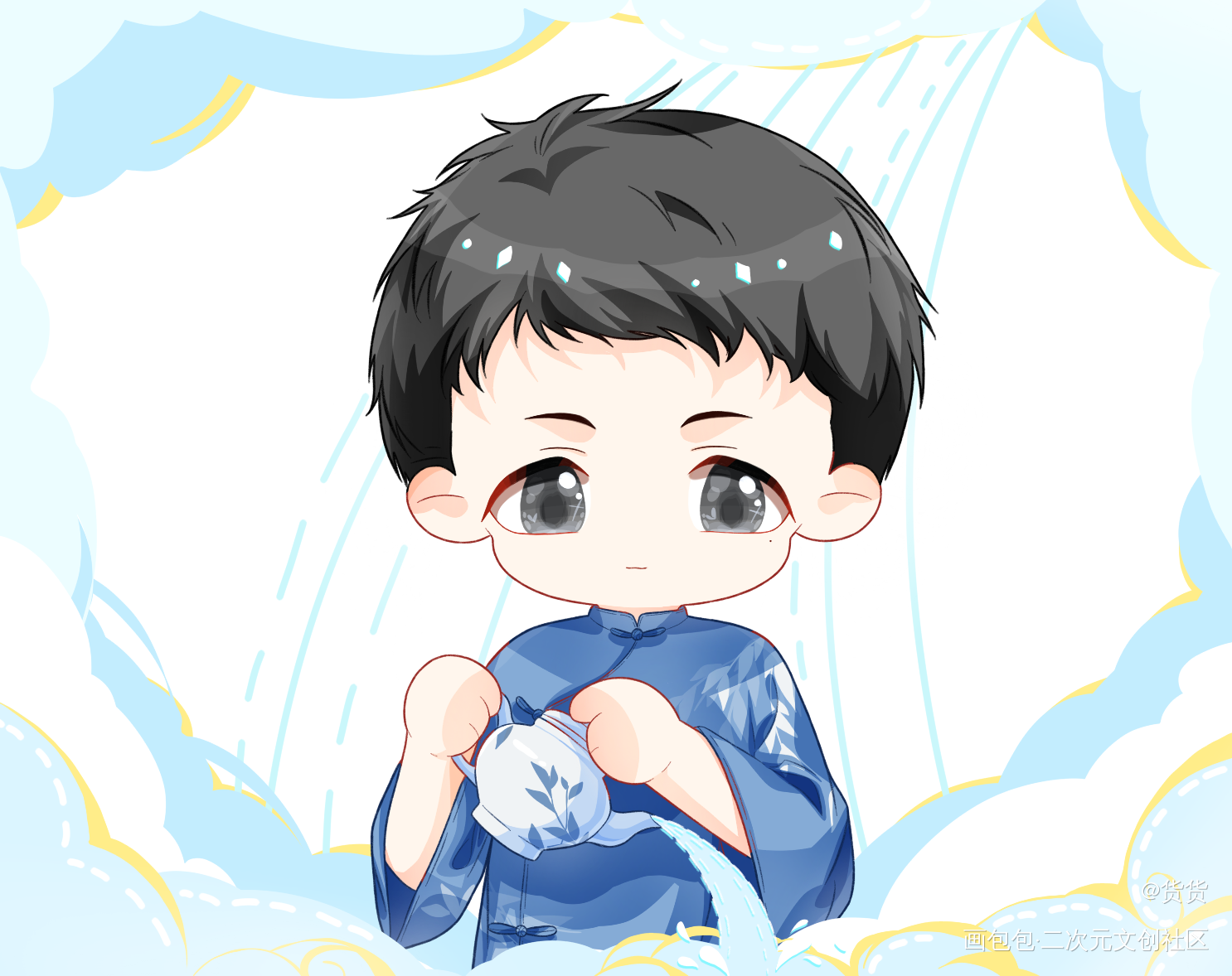 🖌️🍵_格格不入绘画作品