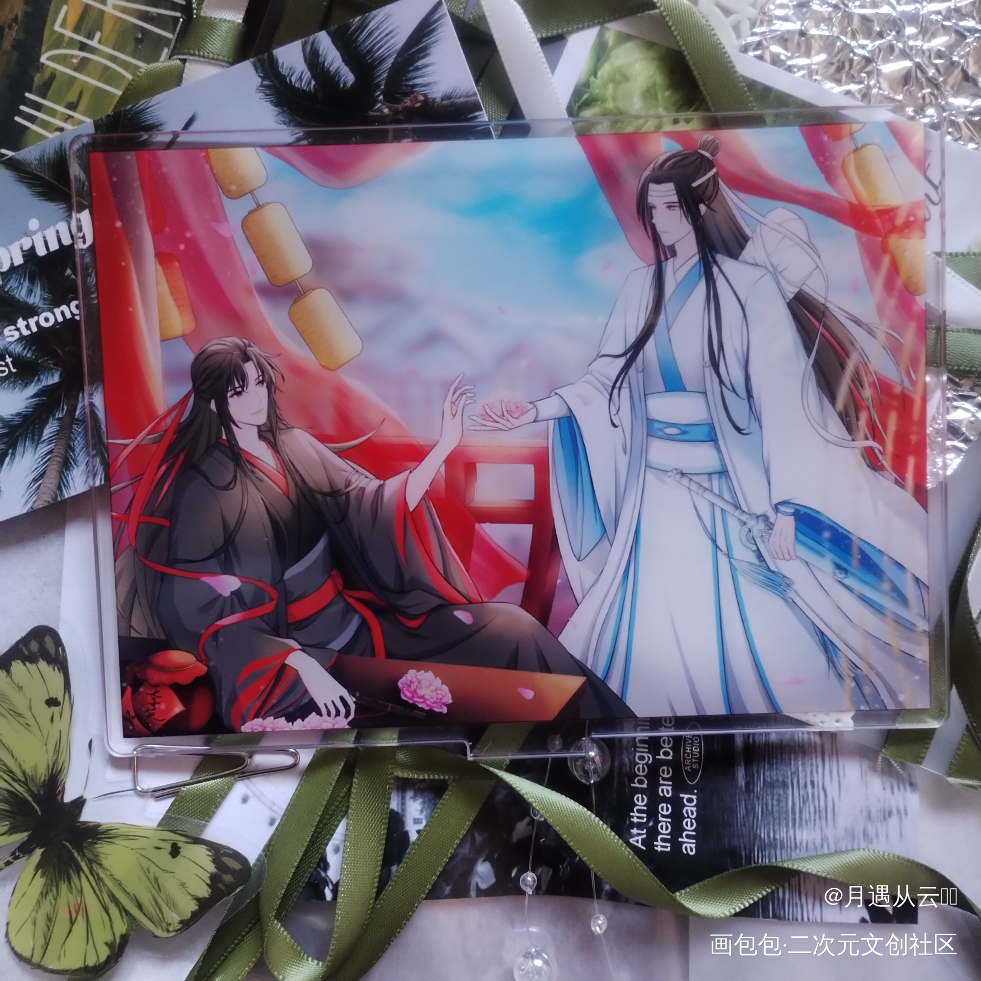 忘羡_魔道祖师无料返图忘羡蓝忘机·魔道祖师魏无羡·魔道祖师绘画作品