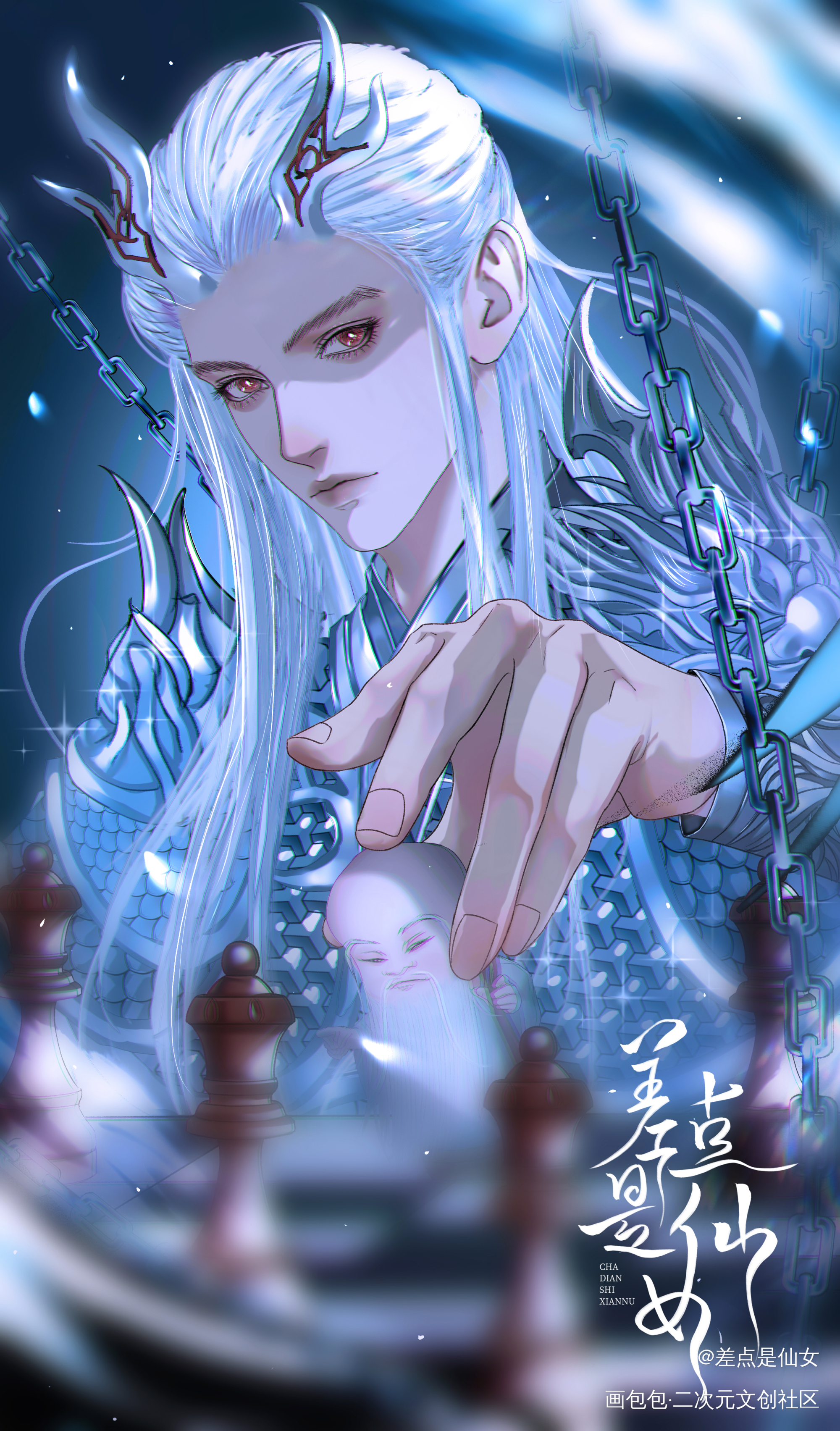 敖光_敖光哪吒绘画作品