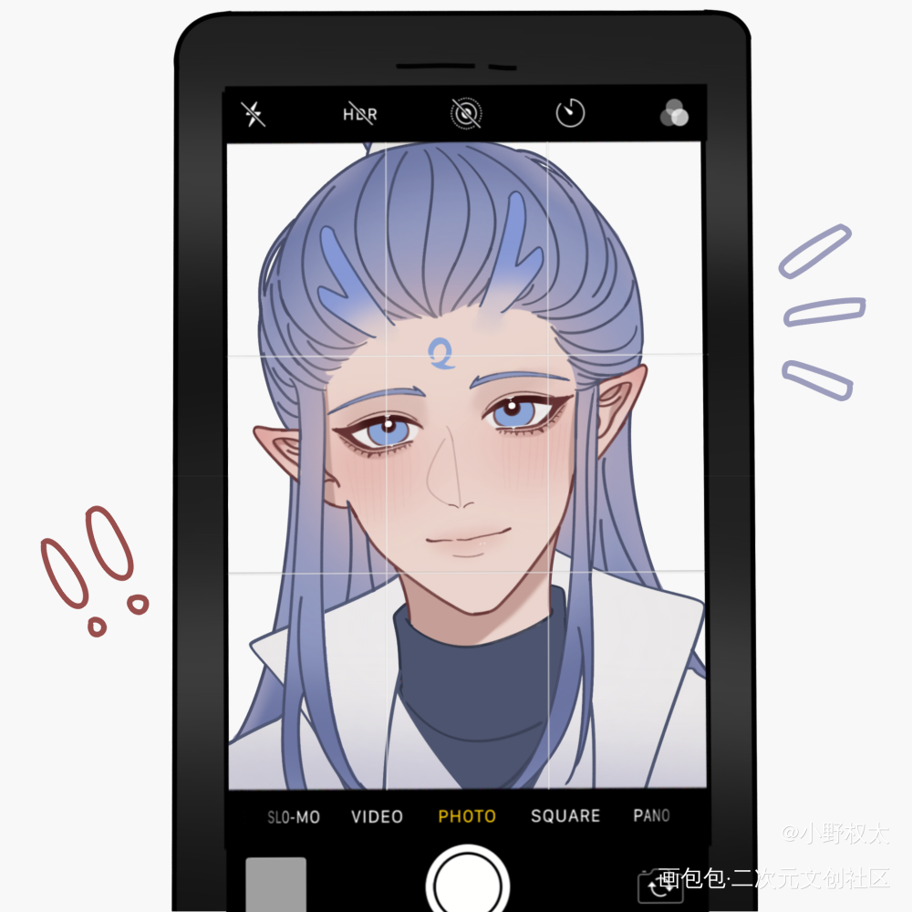 拍小龙的时候镜头怼太近的话…_哪吒之魔童降世藕饼敖丙绘画作品
