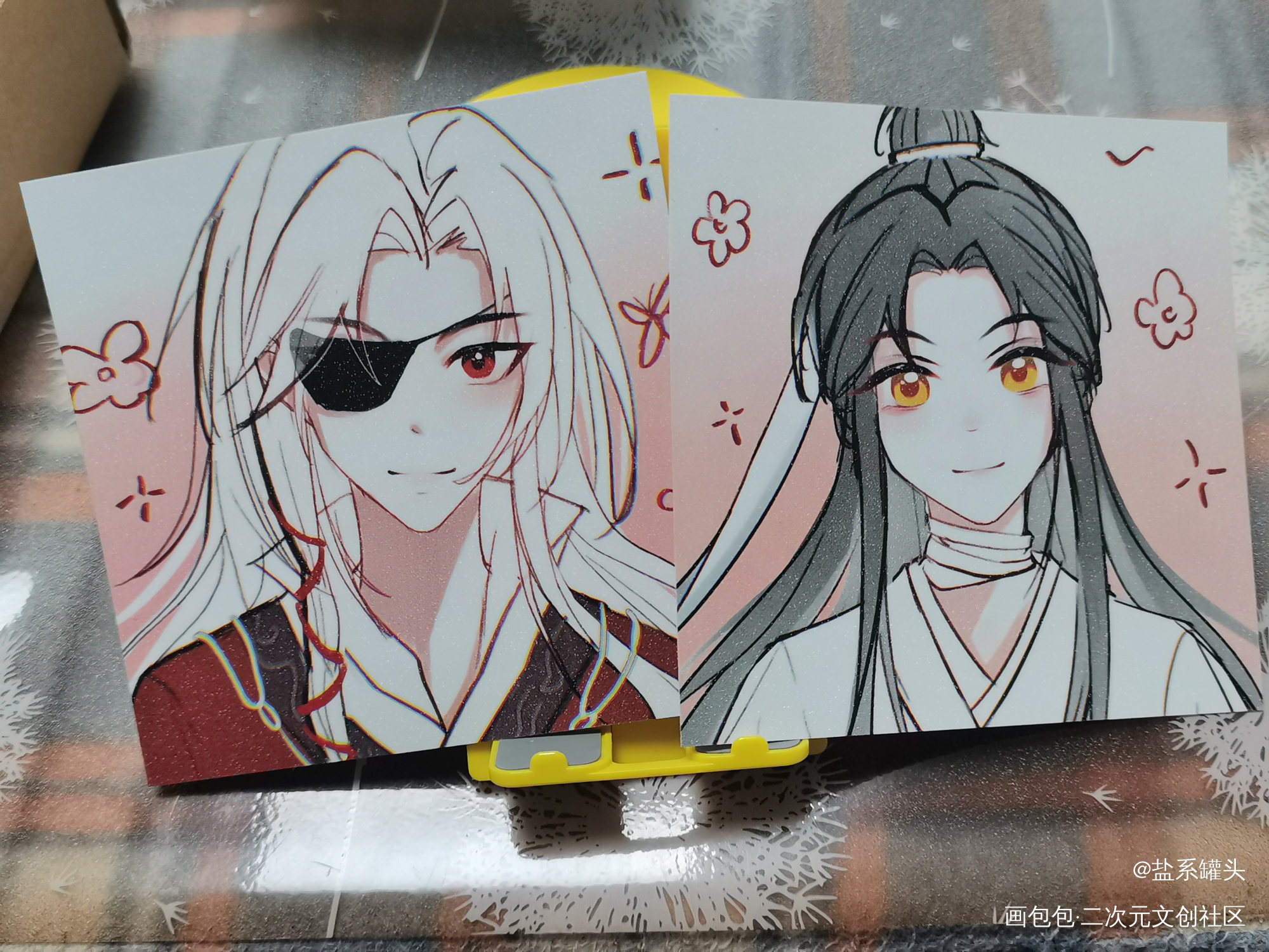 _人渣反派自救系统无料返图冰秋花怜花城·天官赐福谢怜·天官赐福洛冰河·人渣反派自救系统沈清秋·人渣反派自救系统绘画作品