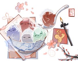 元宵快乐_绘画作品