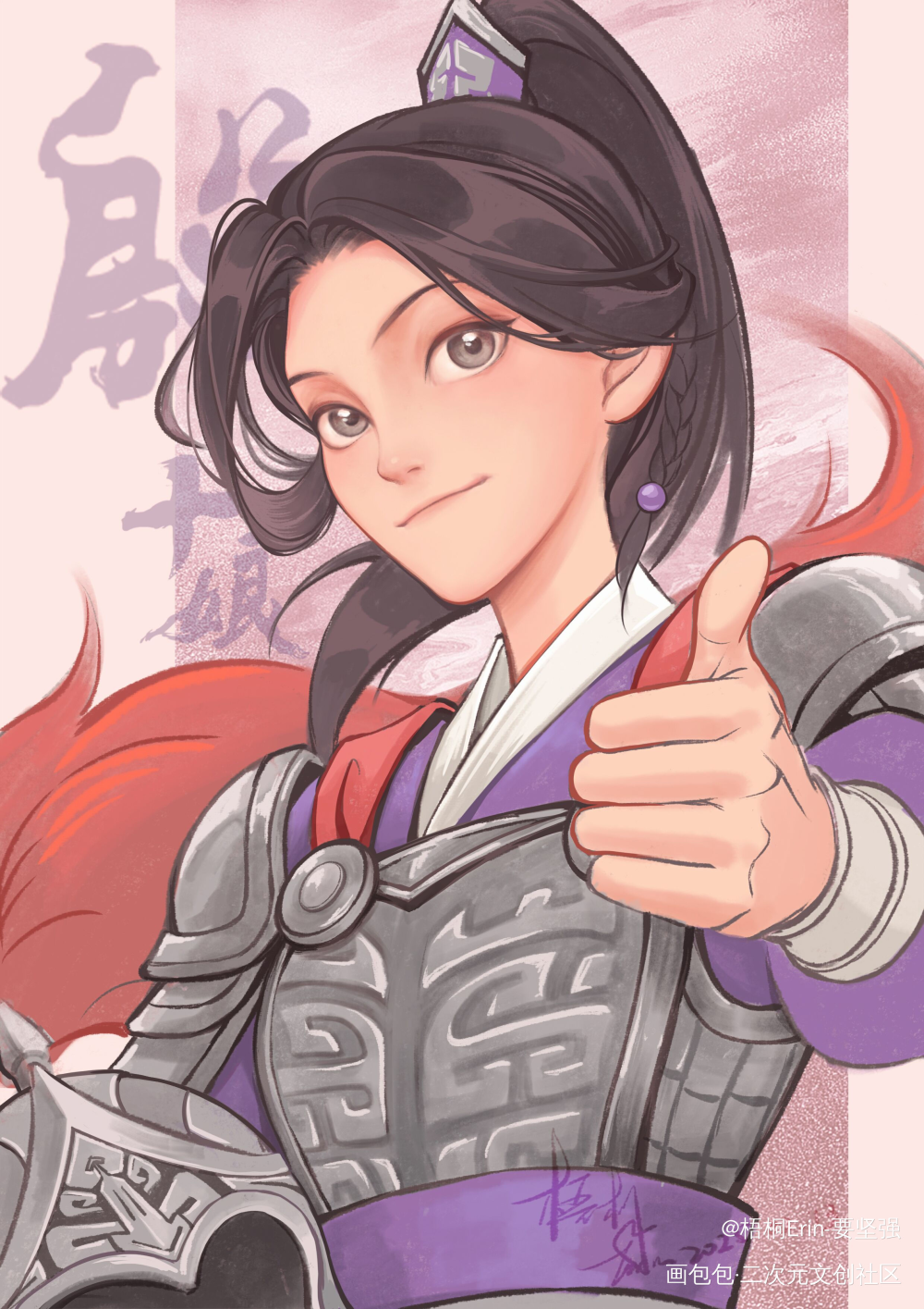 【瞧不起老娘啊！我也堂堂武将！】_哪吒之魔童降世殷十娘哪吒之魔童闹海殷夫人哪吒绘画作品