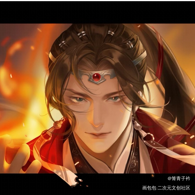 焚香_诛仙世界绘画作品