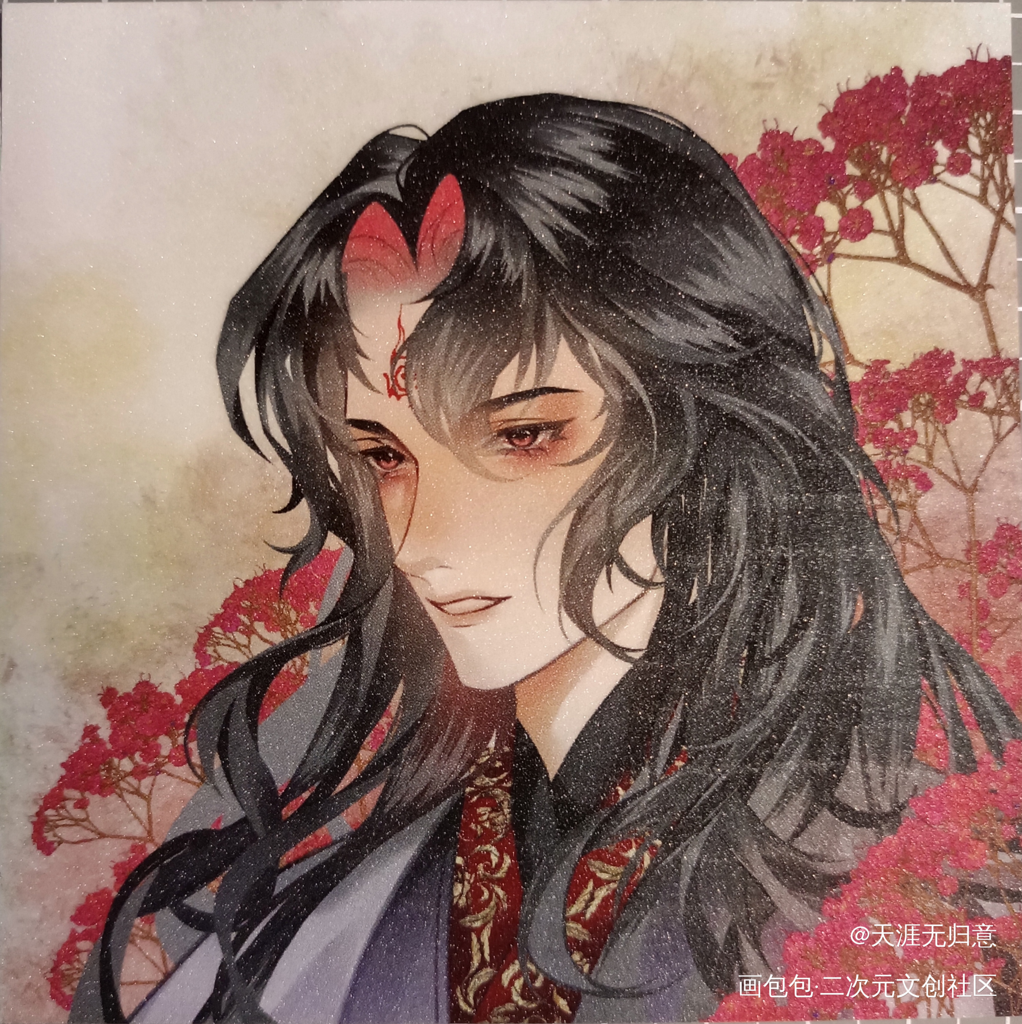 狐鼬花怜和超帅大哥大嫂_人渣反派自救系统天官赐福无料返图冰秋花怜花城·天官赐福谢怜·天官赐福洛冰河·人渣反派自救系统沈清秋·人渣反派自救系统绘画作品