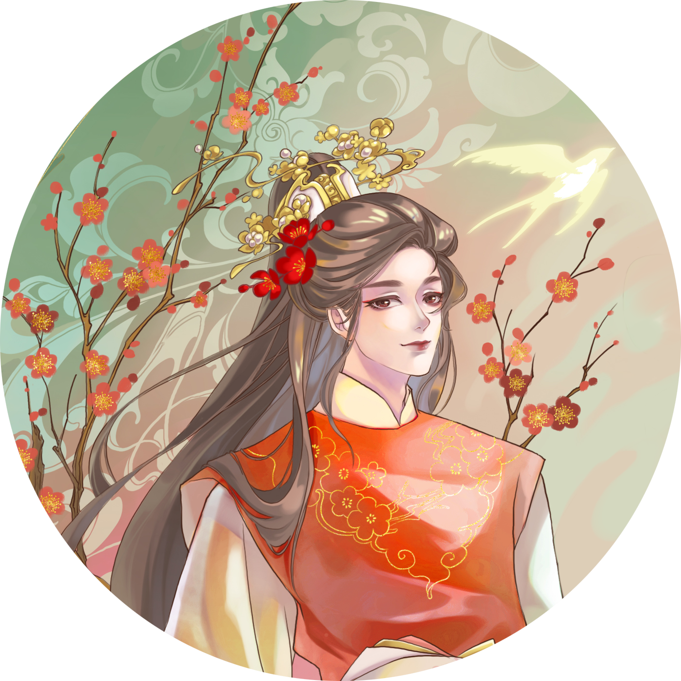 纹样之岁寒三友_绘画作品