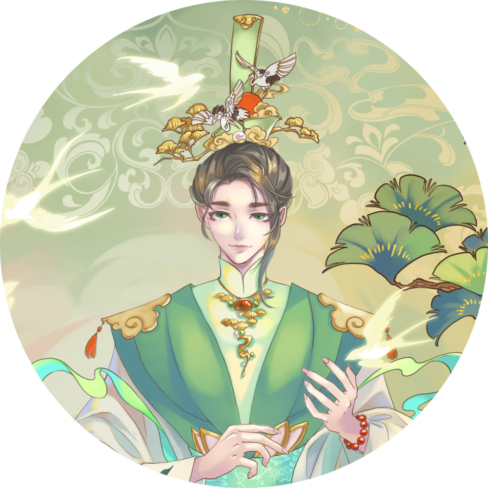 纹样之岁寒三友_绘画作品