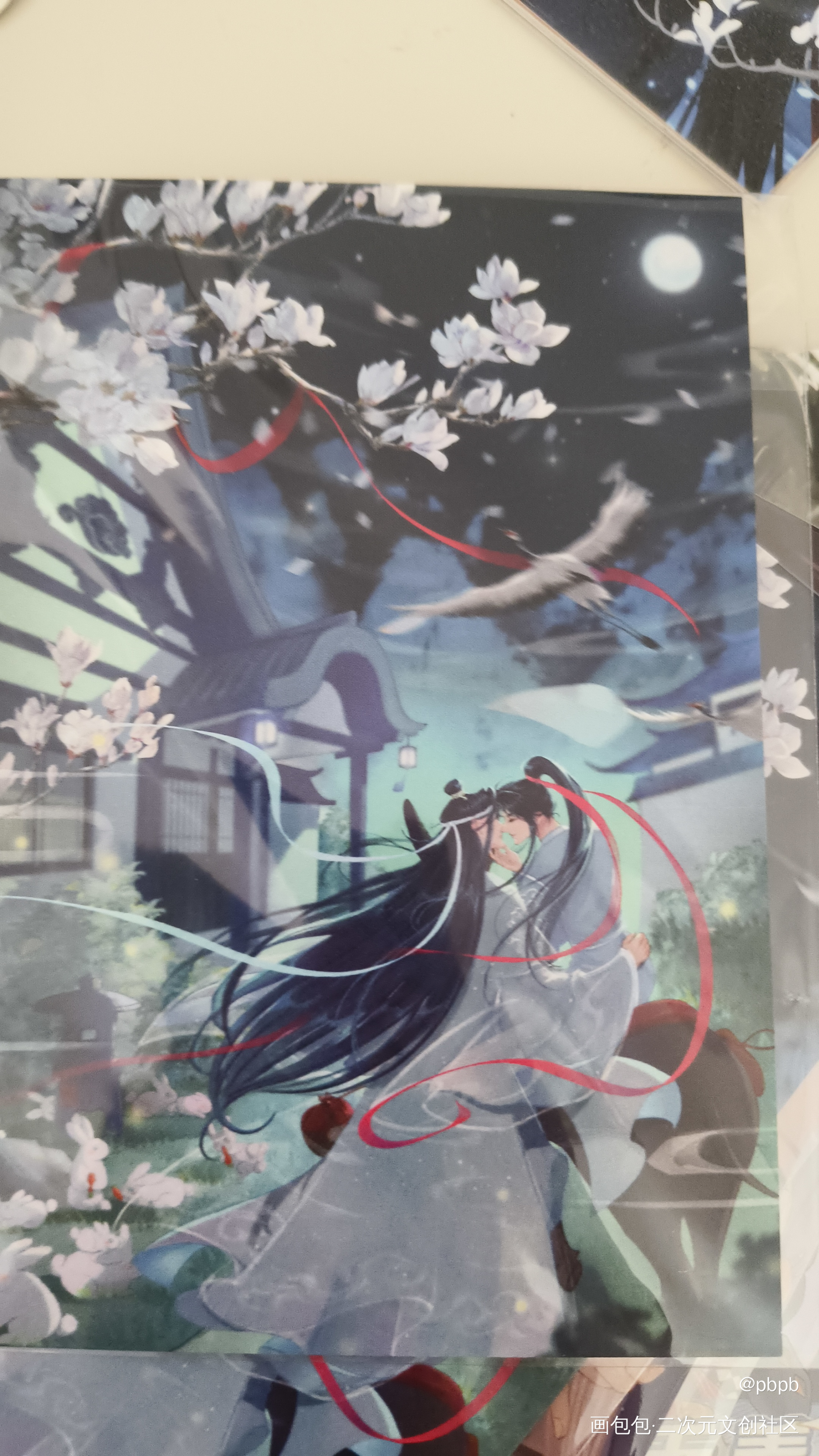 月下约会_魔道祖师授权返图绘画作品
