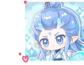 藕饼qq头_绘画作品