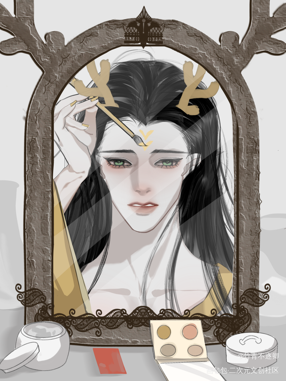 捕妖队可是我玉虚宫的门面，队长更是门面中_哪吒之魔童降世鹿童哪吒之魔童闹海我要上首推绘画作品