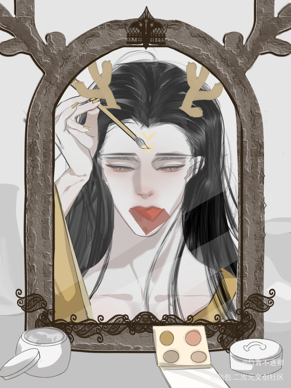 捕妖队可是我玉虚宫的门面，队长更是门面中_哪吒之魔童降世鹿童哪吒之魔童闹海我要上首推绘画作品