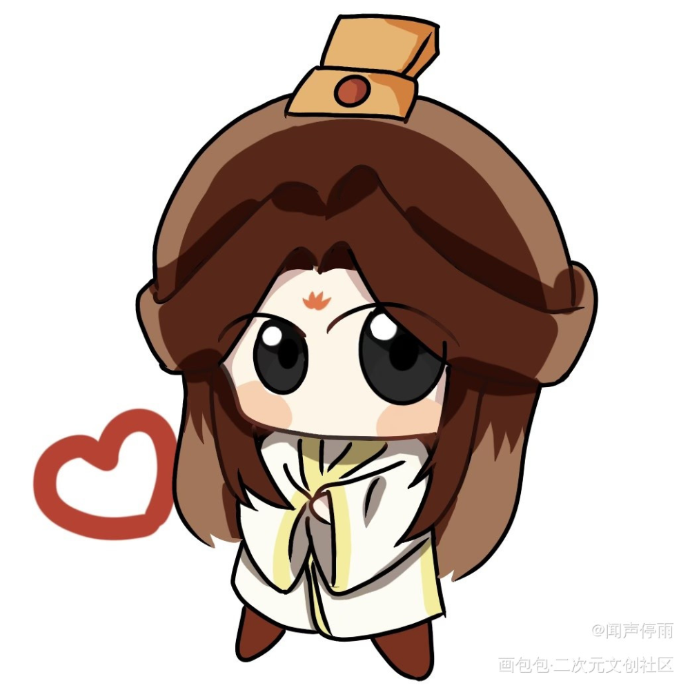 萌萌小怜_天官赐福绘画作品