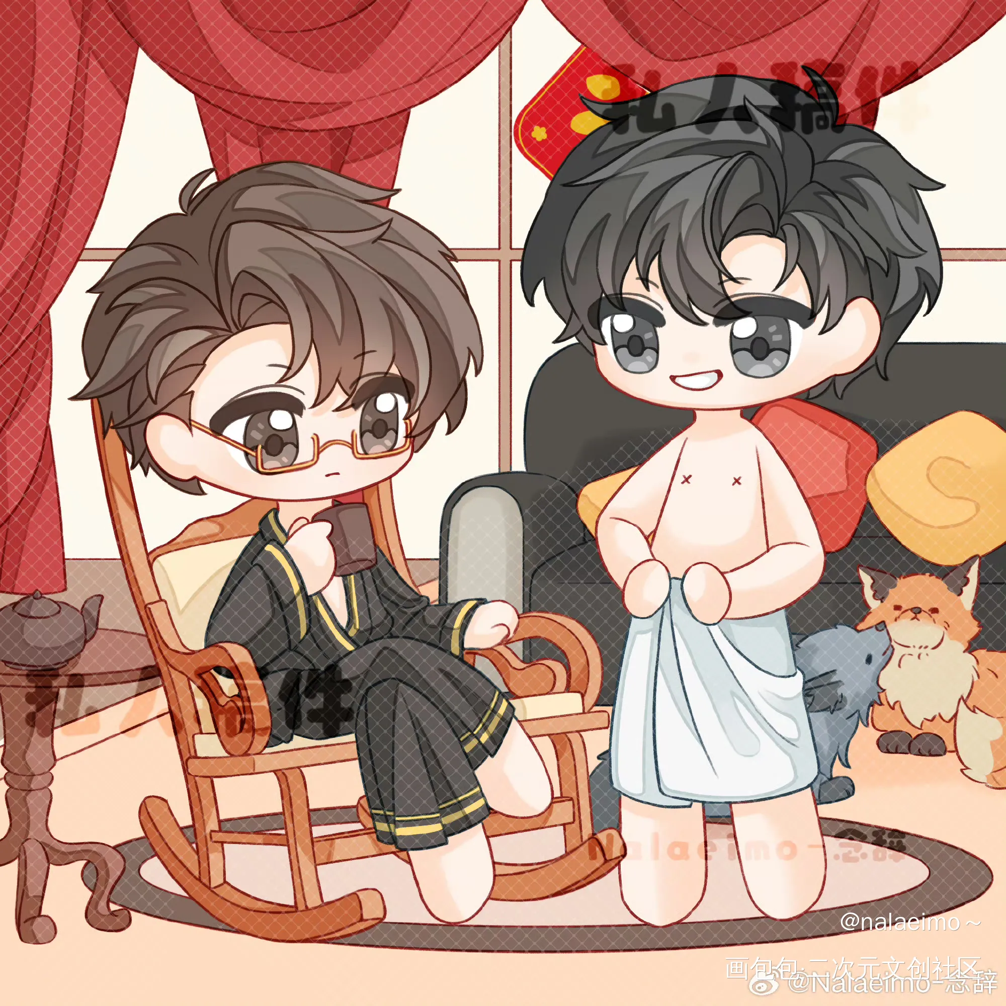 Surprise_针锋对决188男团绘画作品