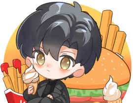 一口一个冰淇淋_绘画作品