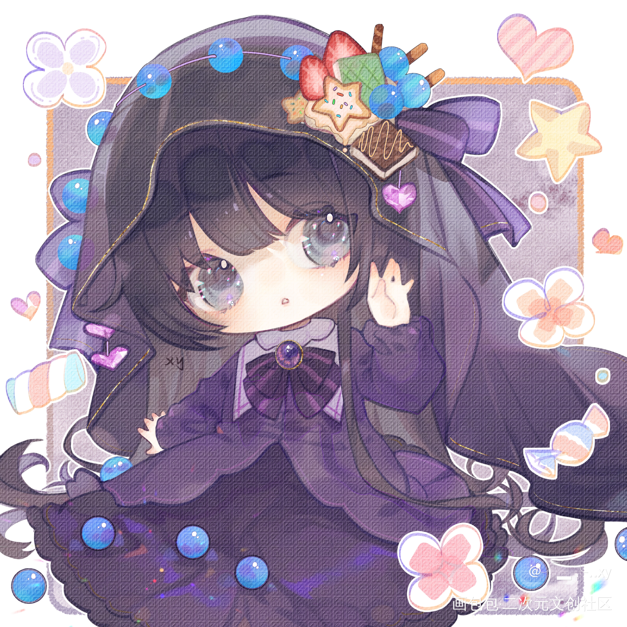 芝夏昼梦_我在惊悚游戏里封神兆木弛修女菲比惊封刘佳仪绘画作品