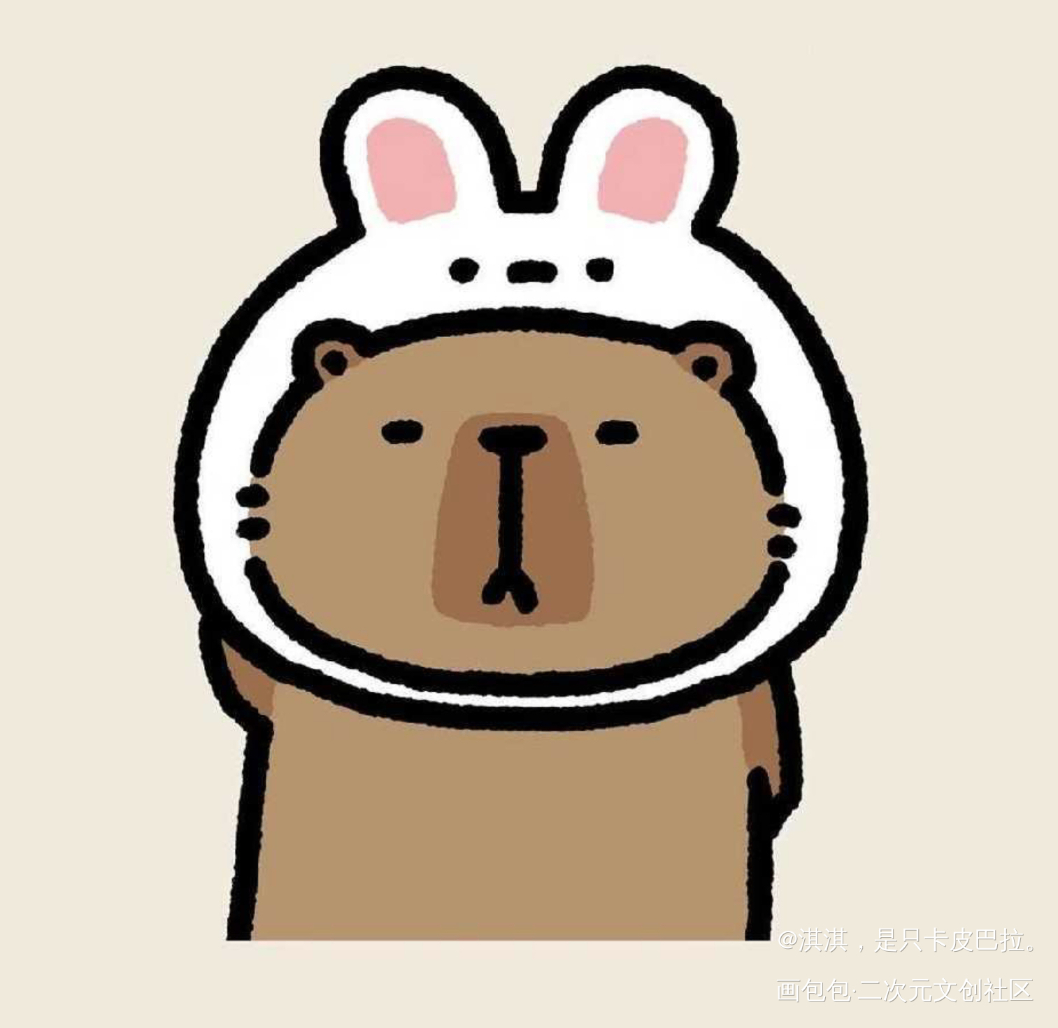 卡皮巴拉_绘画作品