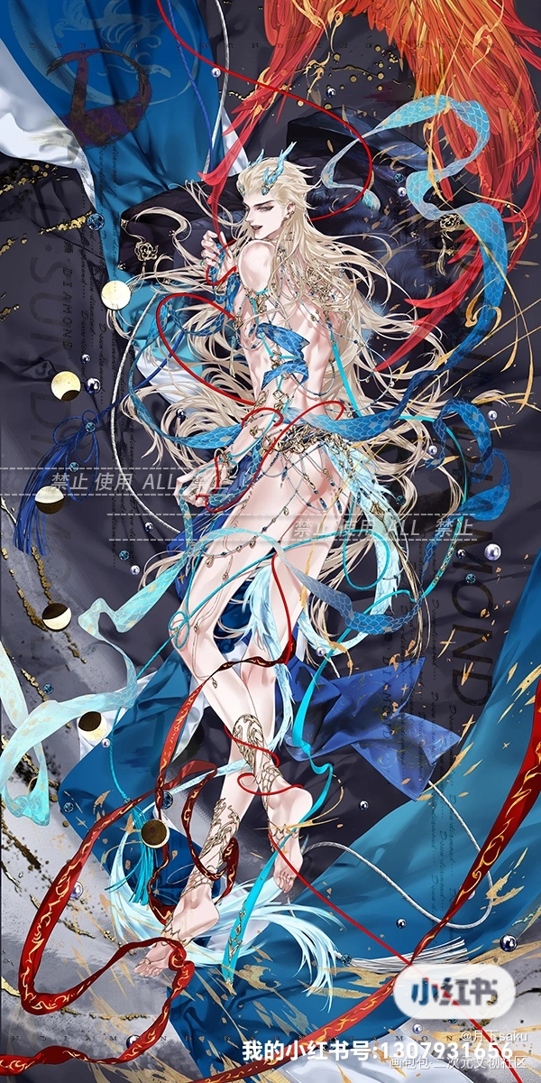 ❤️💙金凤玉龙❤️💙_云冰绘画作品
