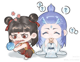 小朋友要懂得分享零食_绘画作品