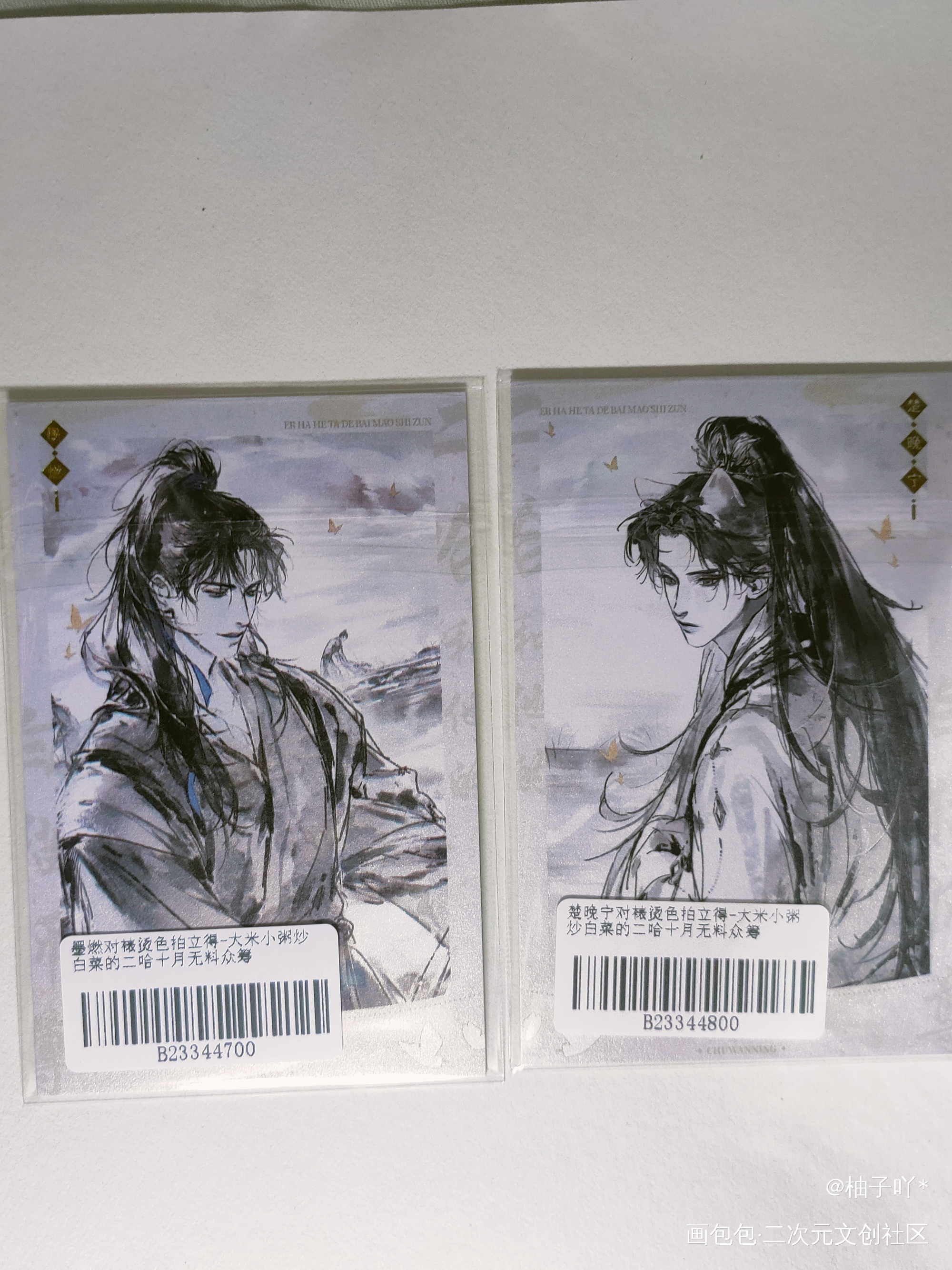 _二哈和他的白猫师尊无料返图周边秀墨燃·二哈和他的白猫师尊楚晚宁·二哈和他的白猫师尊绘画作品