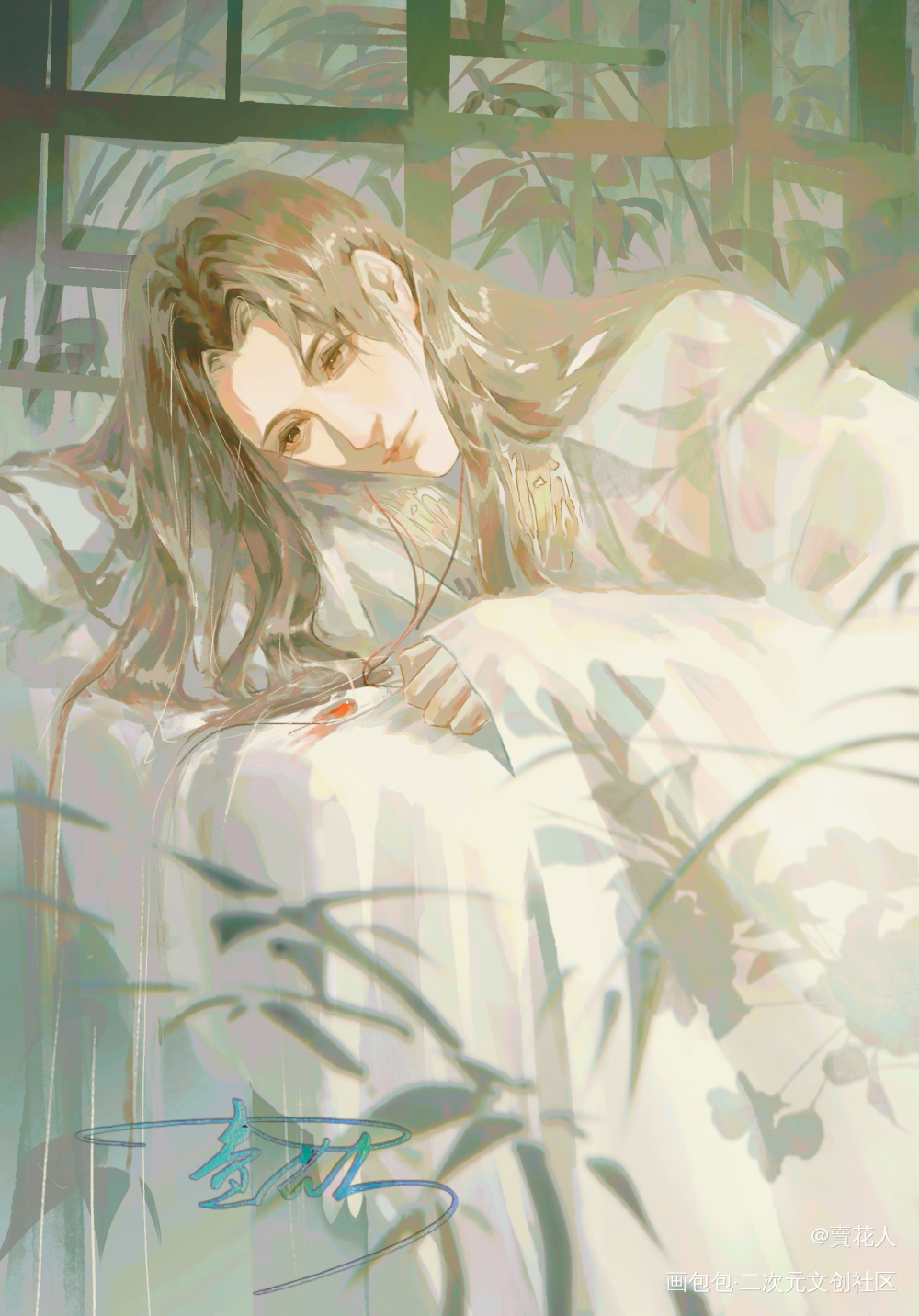 午后_二哈和他的白猫师尊楚晚宁·二哈和他的白猫师尊绘画作品