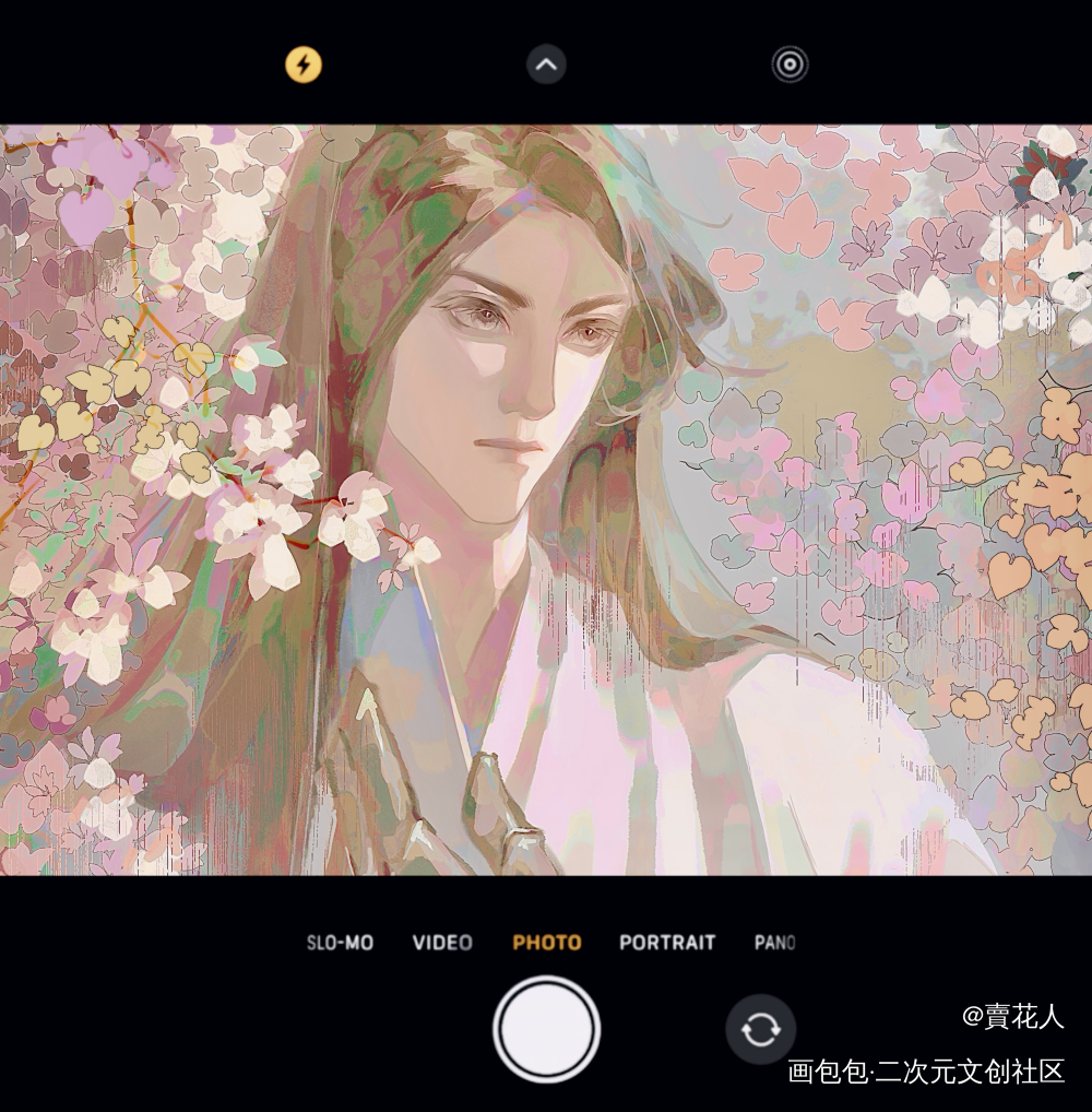 仙君仙君～你理理我嘛～_二哈和他的白猫师尊楚晚宁绘画作品