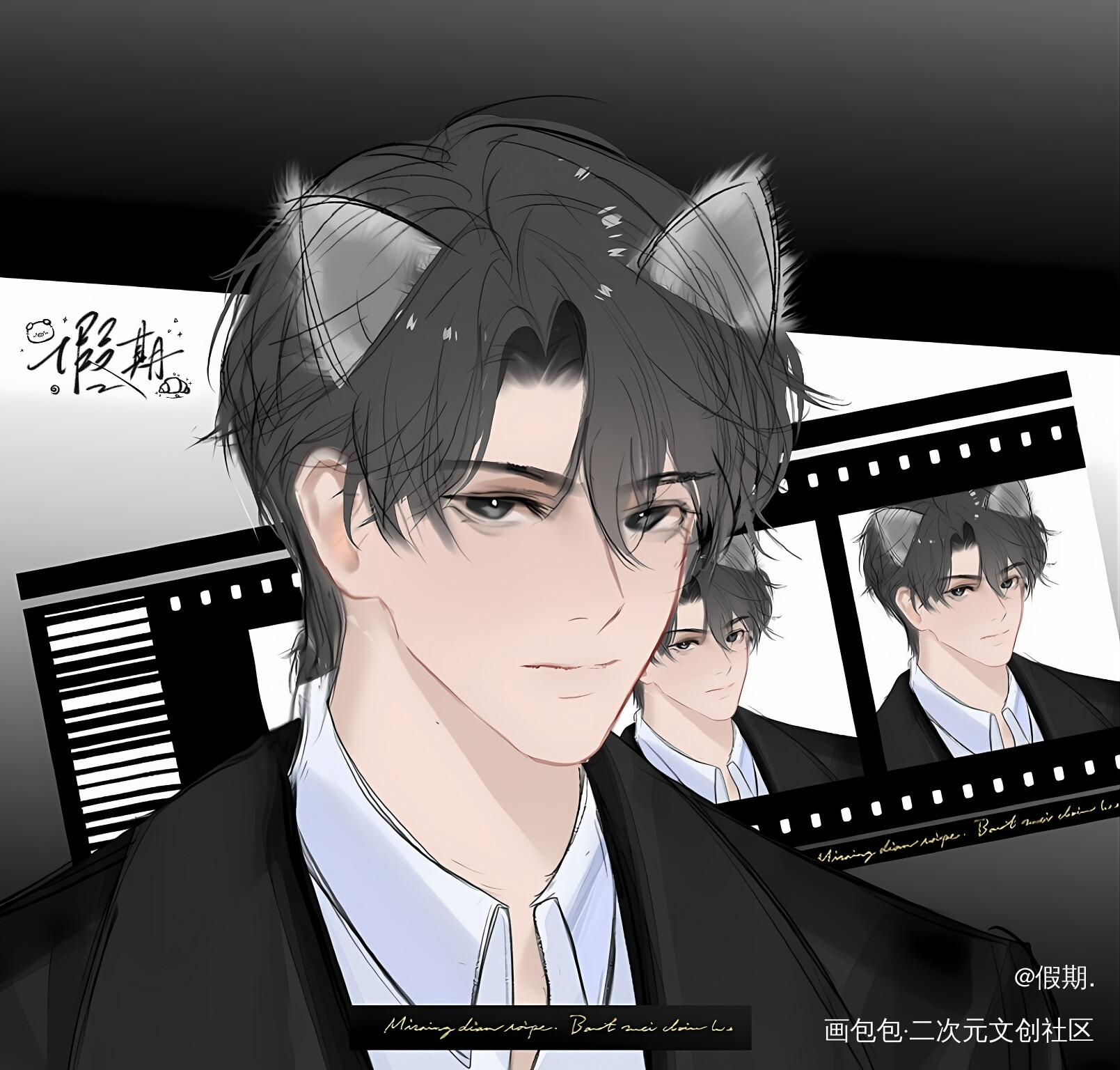 迟述^^_囚于永夜绘画作品