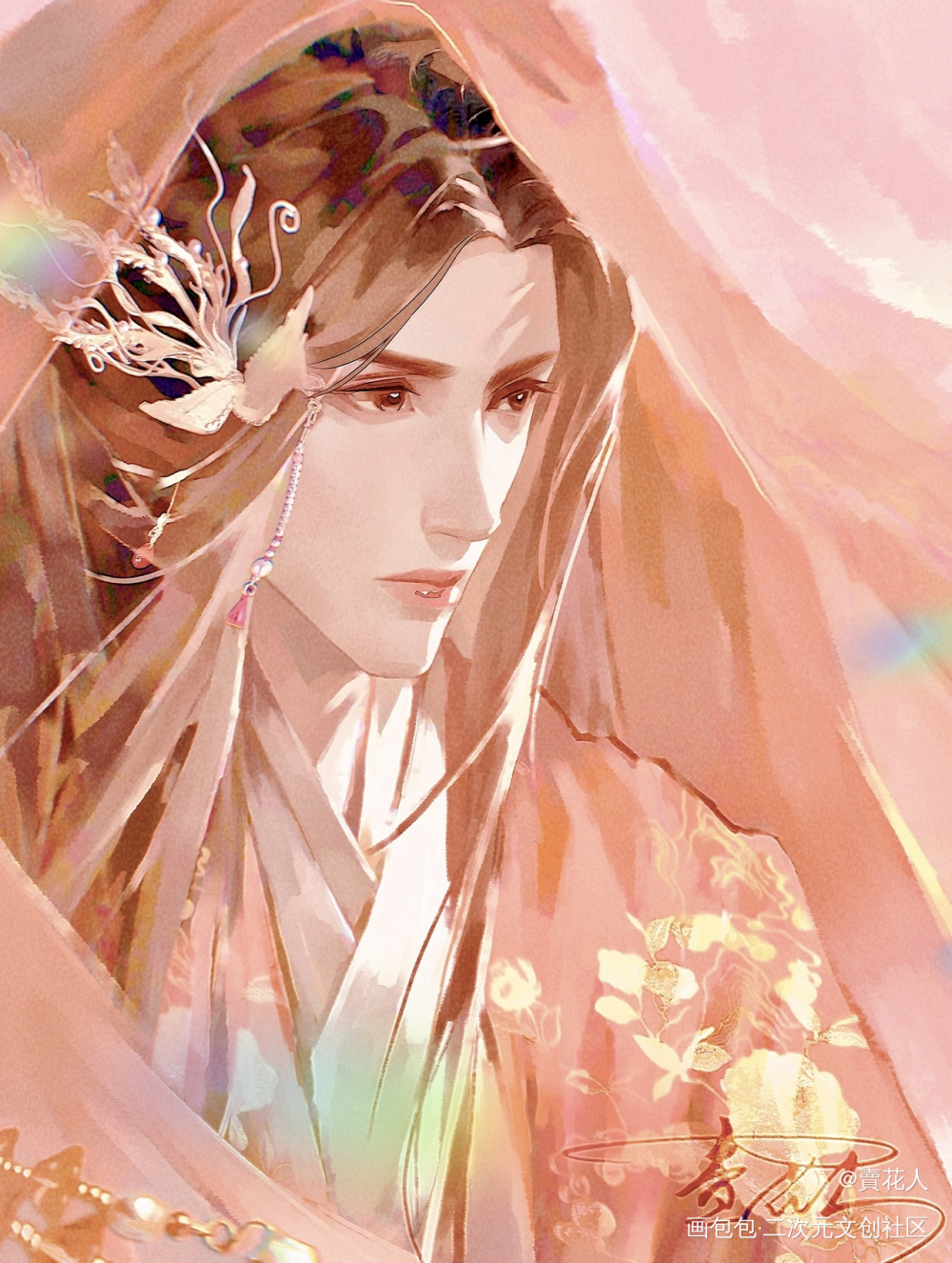 大婚_二哈和他的白猫师尊楚晚宁绘画作品