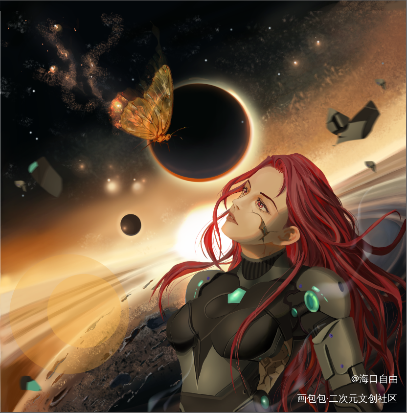 _立绘半厚涂绘画作品