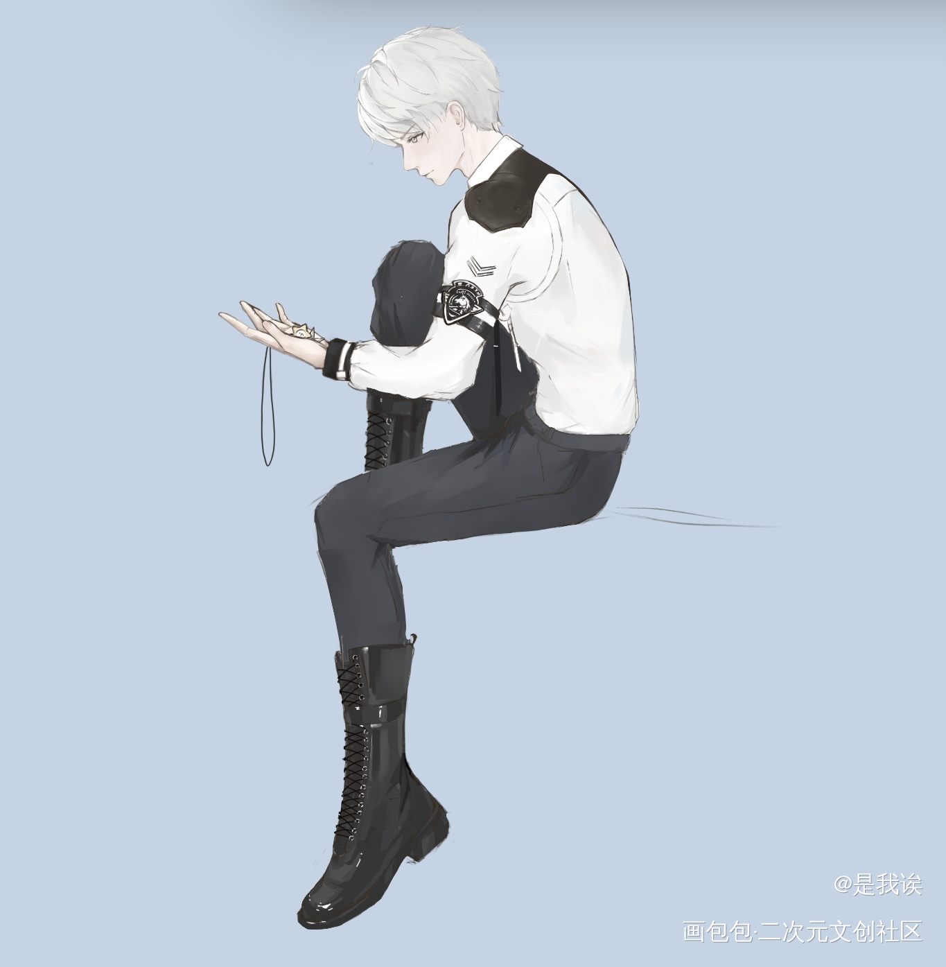 小回_恋与深空沈星回绘画作品