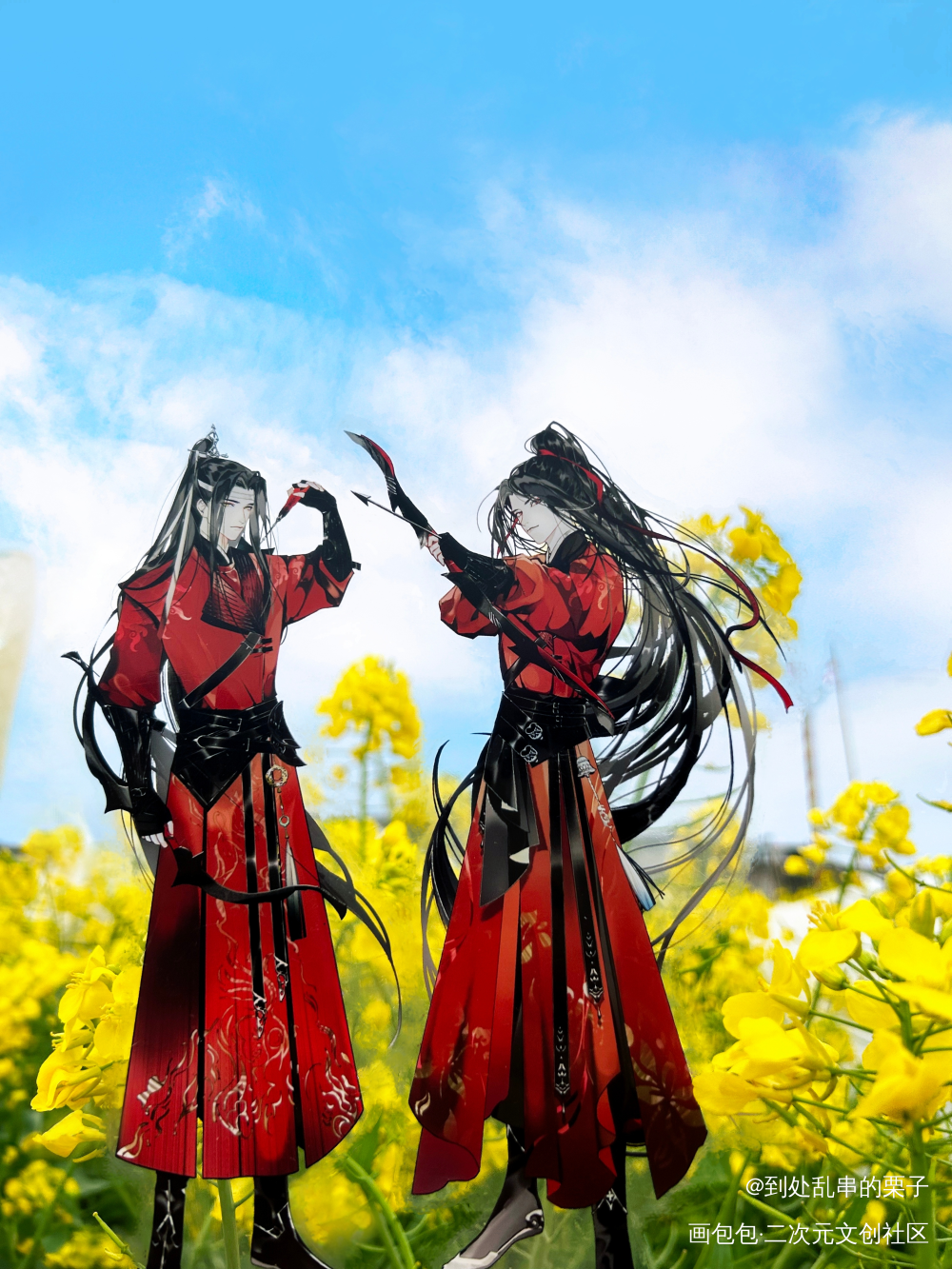 绝美！_魔道祖师授权返图绘画作品