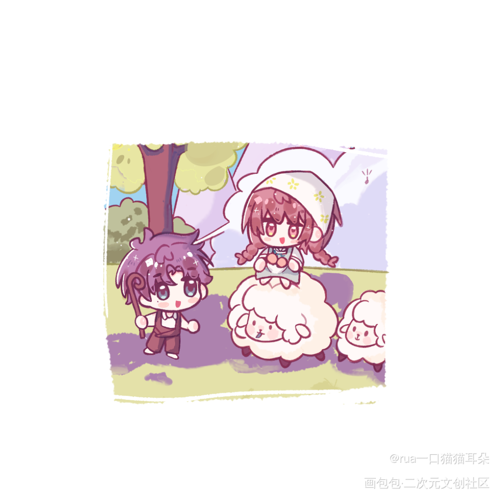 _光与夜之恋萧逸绘画作品