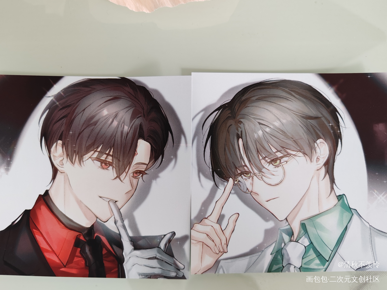 _人渣反派自救系统无料返图沈清秋洛冰河绘画作品