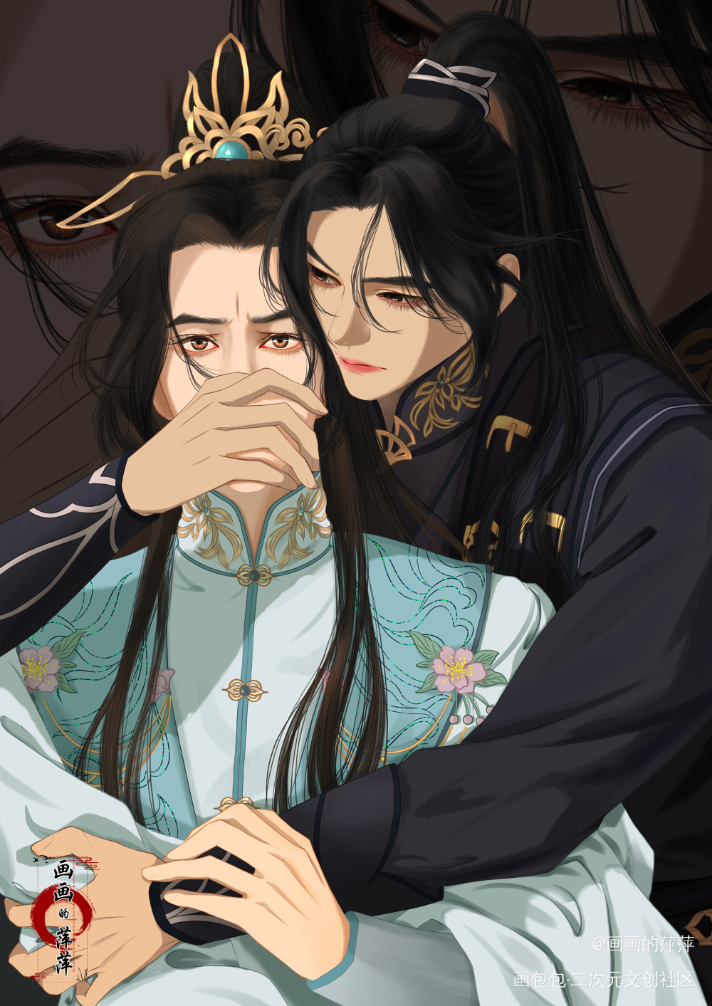 师尊与不归_二哈和他的白猫师尊燃晚楚晚宁墨燃绘画绘画作品