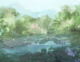 春景速途_绘画作品