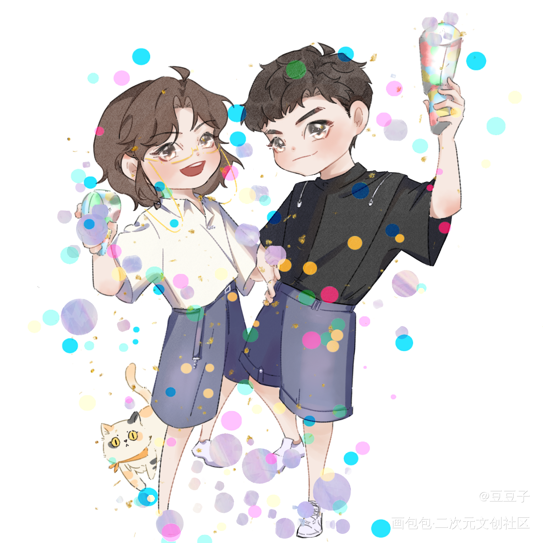 _默读费渡·默读骆闻舟·默读绘画作品