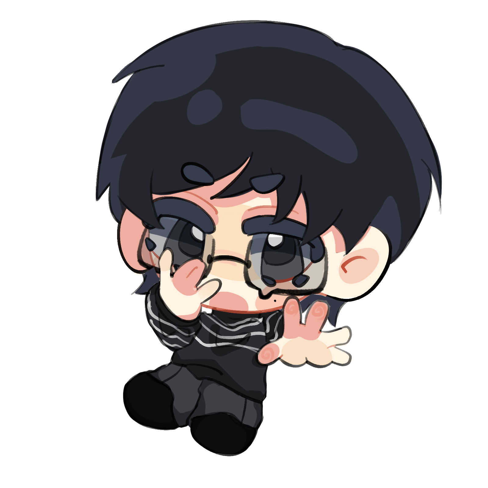 家属？家鼠在这儿！_韩知城Q版我要上首推straykids绘画作品