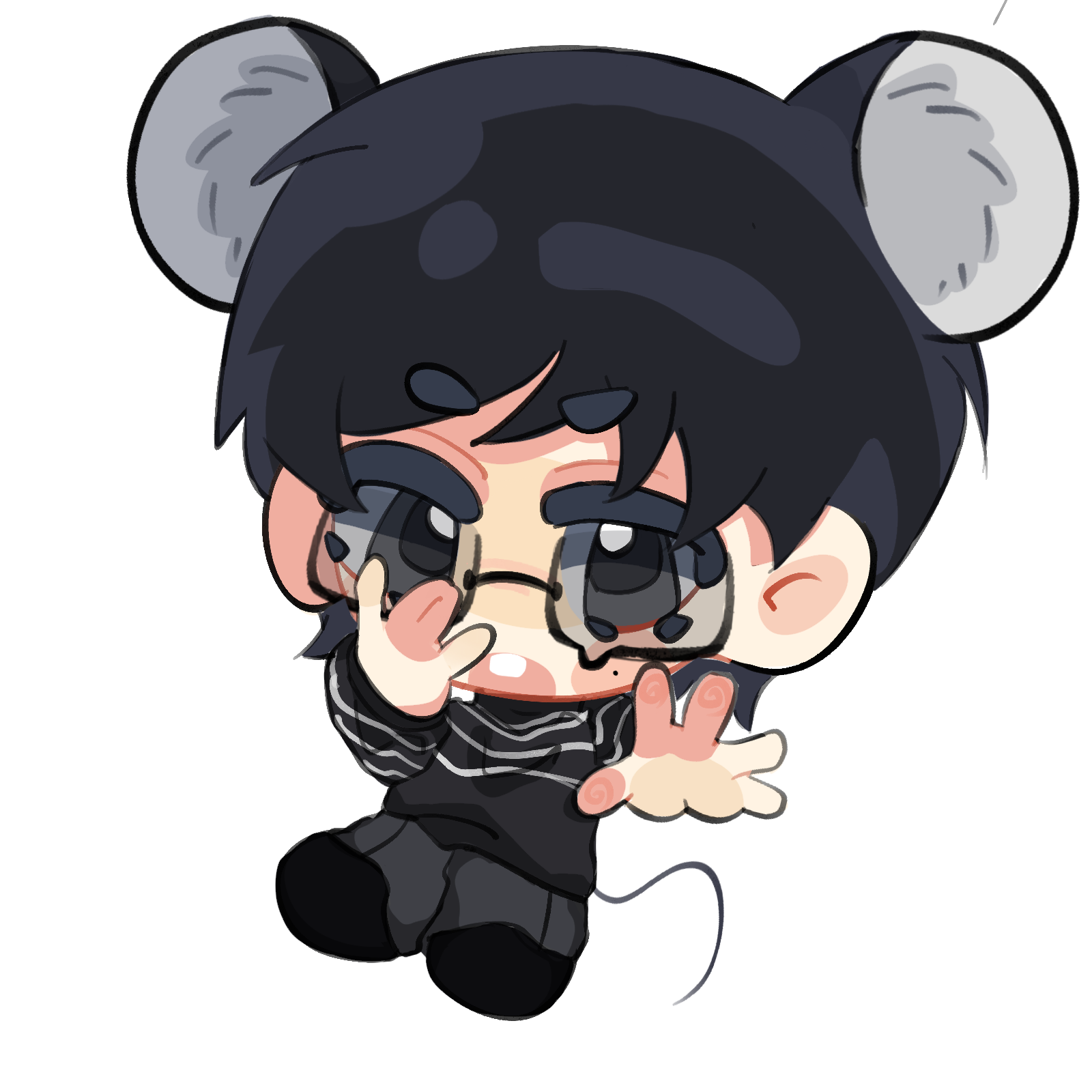 家属？家鼠在这儿！_韩知城Q版我要上首推straykids绘画作品