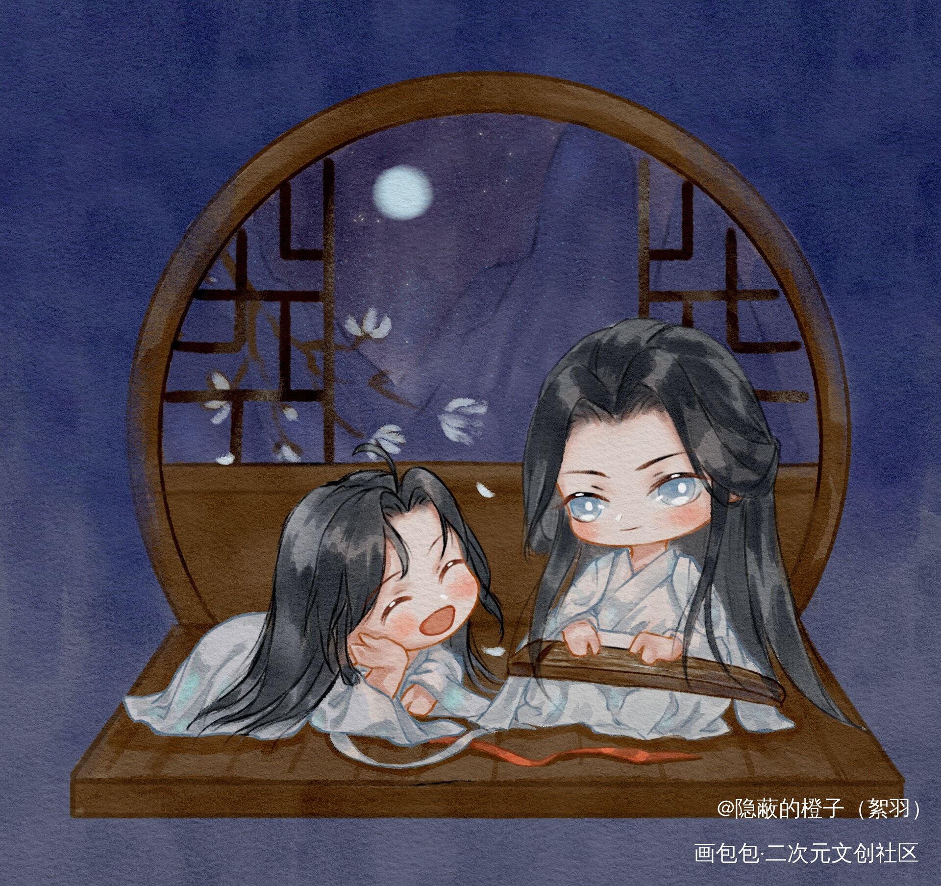 忘羡小生活_魔道祖师忘羡绘画作品