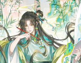 一笔一卷一世界_绘画作品