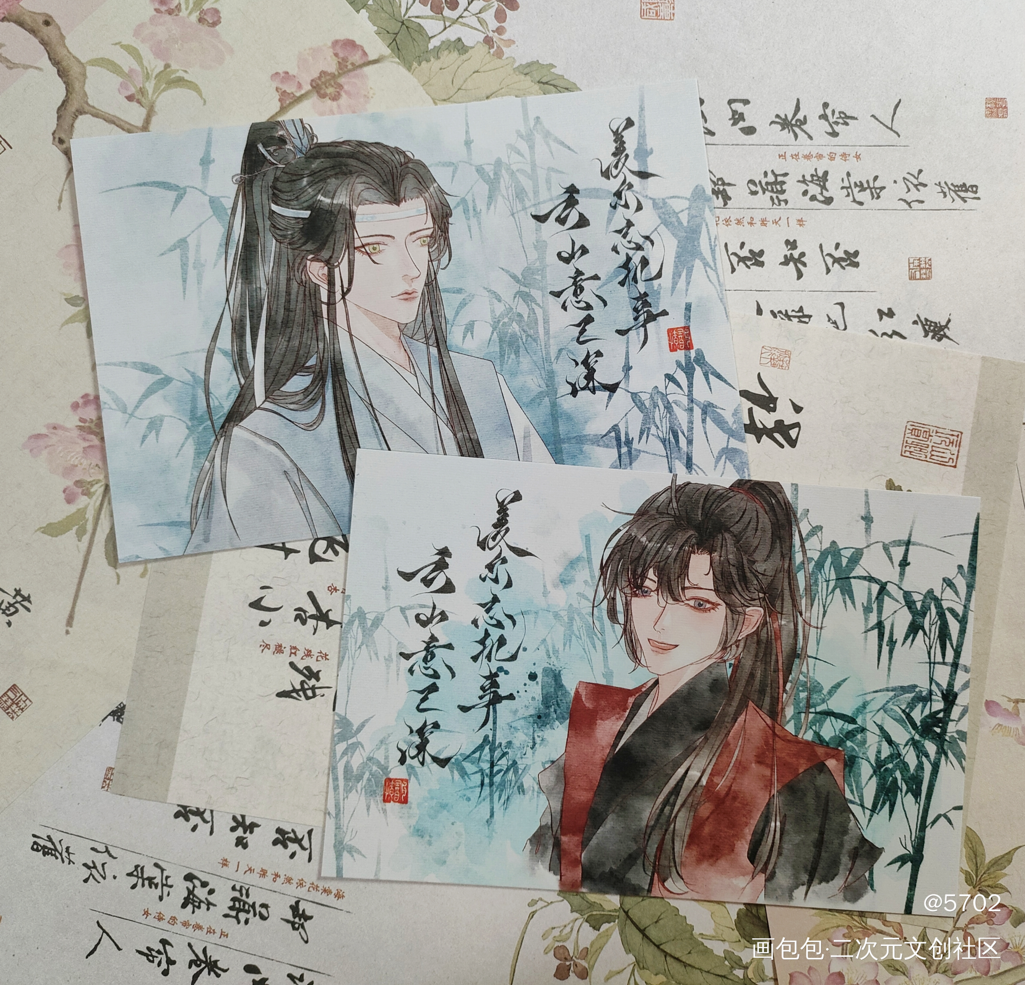 忘羡_魔道祖师蓝忘机·魔道祖师魏无羡·魔道祖师绘画作品